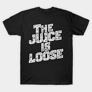 The Juice is loose distressed effect OJ Simpson T-Shirt